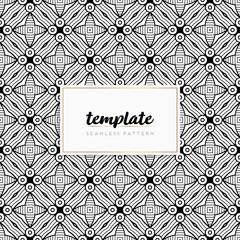 Background mandala seamless pattern vector