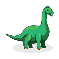 Brachiosaurus Vector Illustration