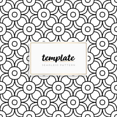 Background mandala seamless pattern vector