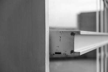 modern interior of a bathroom