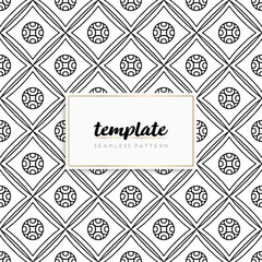 Background mandala seamless pattern vector