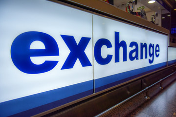 exchange service sign in Barcelona