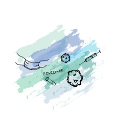 A set of medical issues and viruses elements