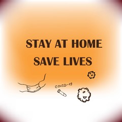 A motivative moto with decorative elements