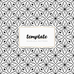 Background mandala seamless pattern vector