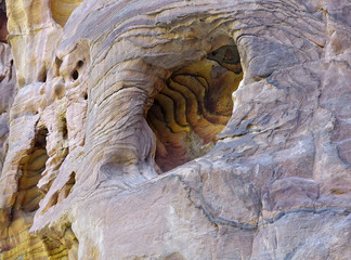 Roches colorées du Wadi Araba en Jordanie