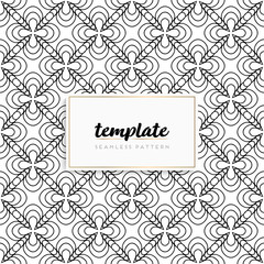 Background mandala seamless pattern vector