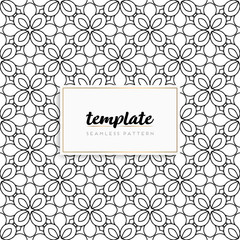 Background mandala seamless pattern vector