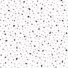 Seamless pattern, small elements of abstract form randomly scattered. Vector.