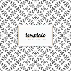 Background mandala seamless pattern vector