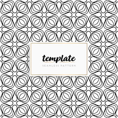 Background mandala seamless pattern vector
