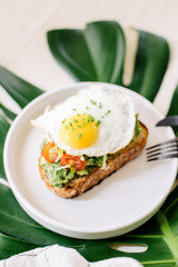 Avocado Toast with Egg