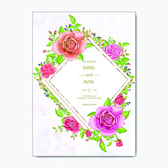 wedding  invitation decorative design