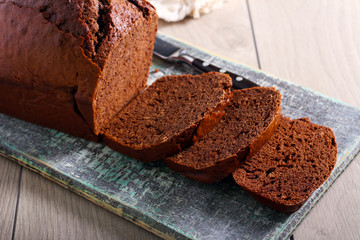 Chocolate spicy bread cake,