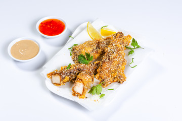 asiatisches Huhn mit Sesam