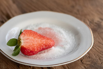Fresas azucaradas