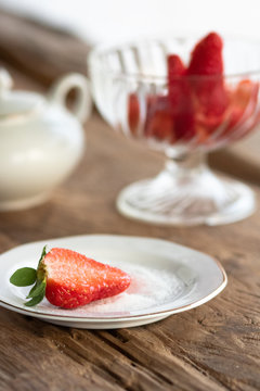 Fresas azucaradas