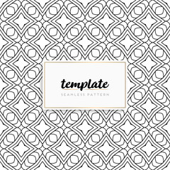 Background mandala seamless pattern vector