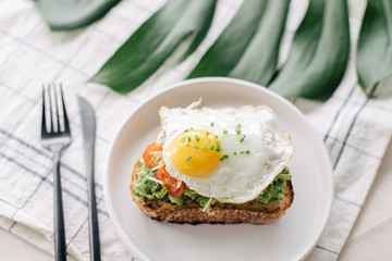 Avocado Toast with Egg