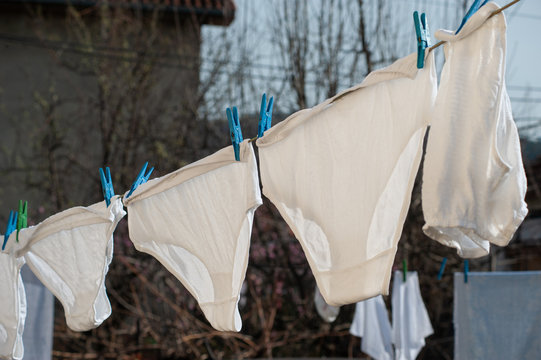 Washing Line Underwear Images – Browse 2,825 Stock Photos, Vectors