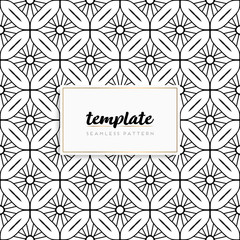 Background mandala seamless pattern vector