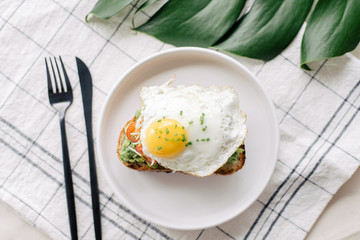 Avocado Toast with Egg