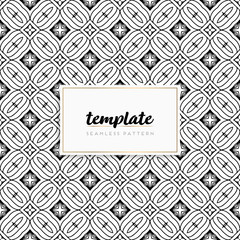 Background mandala seamless pattern vector