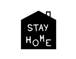 Fototapeta premium Home stay vector icon. Plea.