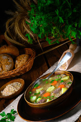 krupnik a delicious Polish barley soup