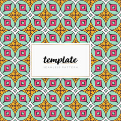 Background mandala seamless pattern vector