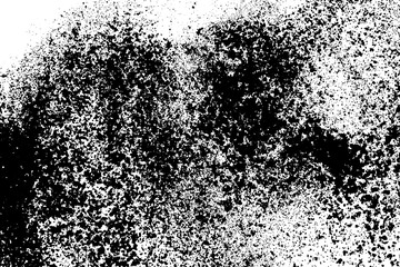 Obraz premium Black and white grunge background. Post-apocalyptic style texture. Digitally generated image. Vector design elements. Illustration, Eps 10.