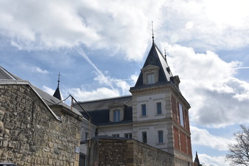 Fototapeta na wymiar Conflans Sainte Honorine's castle