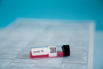 medical check list for coronavirus covid- 19. Check- up list of nCoV
