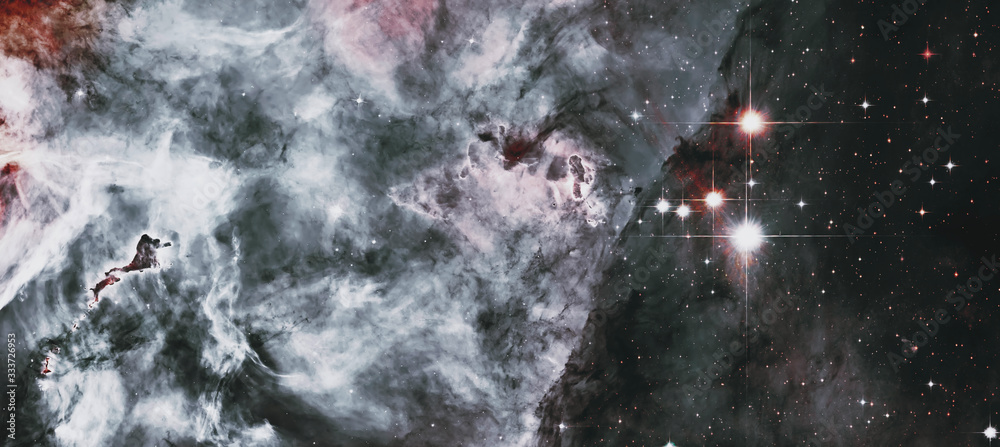 Wall mural star forming region. deep space. elements of this image furnished by nasa. retouched image.