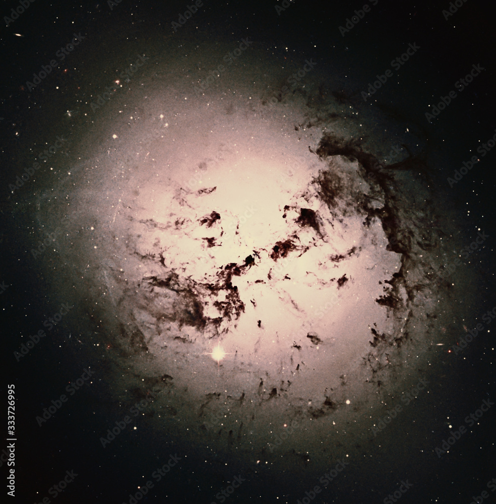 Canvas Prints star clusters of giant elliptical galaxy ngc 1316. elements of this image furnished by nasa.