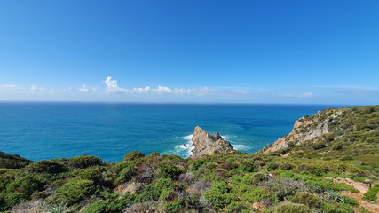 view of the island of greece