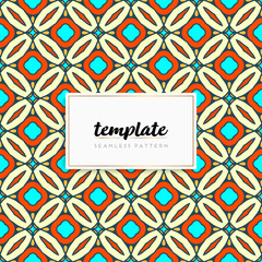 Background mandala seamless pattern vector