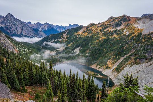 Fall At Maple Pass Loop Trail, North Cascades National Park