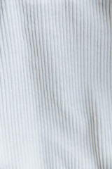  white striped fabric background close up macro