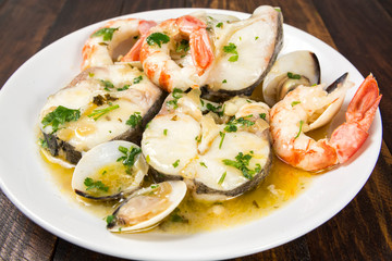 Merluza en salsa verde