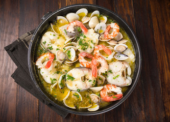 Merluza en salsa verde