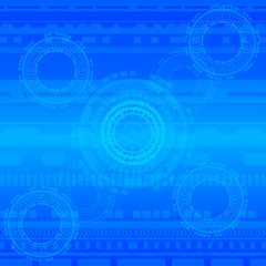 Obraz premium Abstract technology vector background.