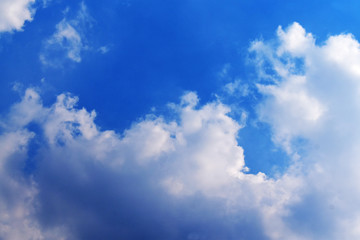 blue sky with clouds