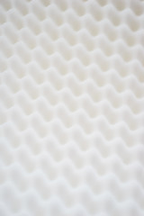 Naklejka premium White gradient abstract background with many waves at different angles.