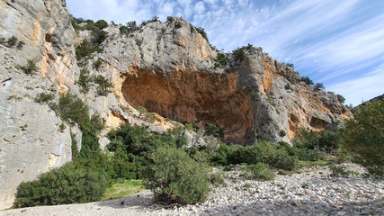 canyon in mountains