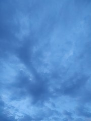 blue sky with clouds
