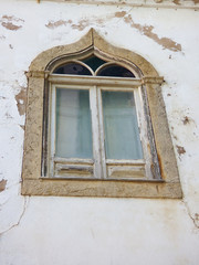 old arched window