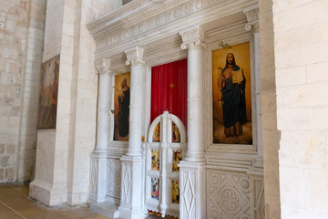 Pereslavl Zalessky. Interior of the Transfiguration Cathedral.