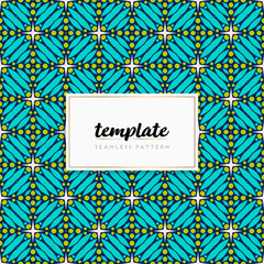 Background mandala seamless pattern vector