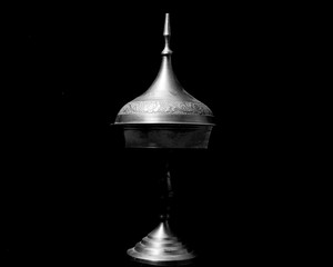 Isolated Black Background Lamp